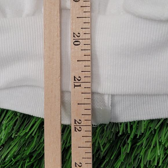 Vintage 80s MOD Track Jacket Women Large 22x22 Crop Boxy USA - Picture 10 of 13